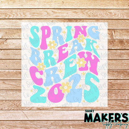 Spring Break 2025  DTF Transfer - or- Hat Patch, Acrylic, Magnet, or Keychain