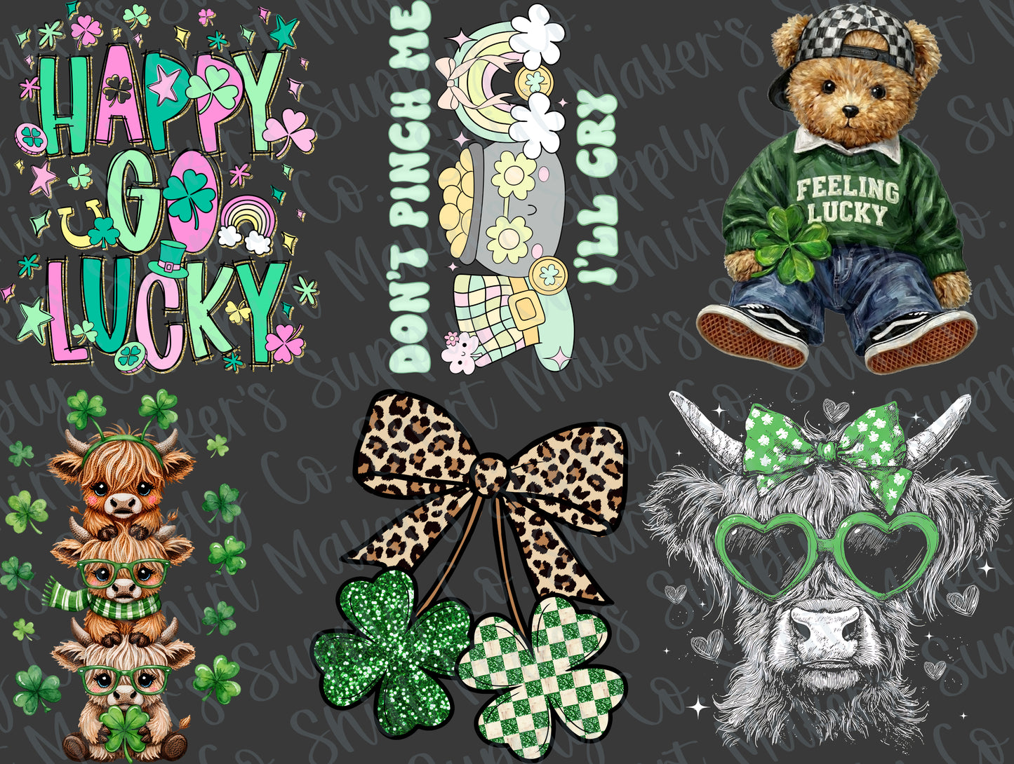 St. Patrick's Day #1 2026 DTF Gang Sheet