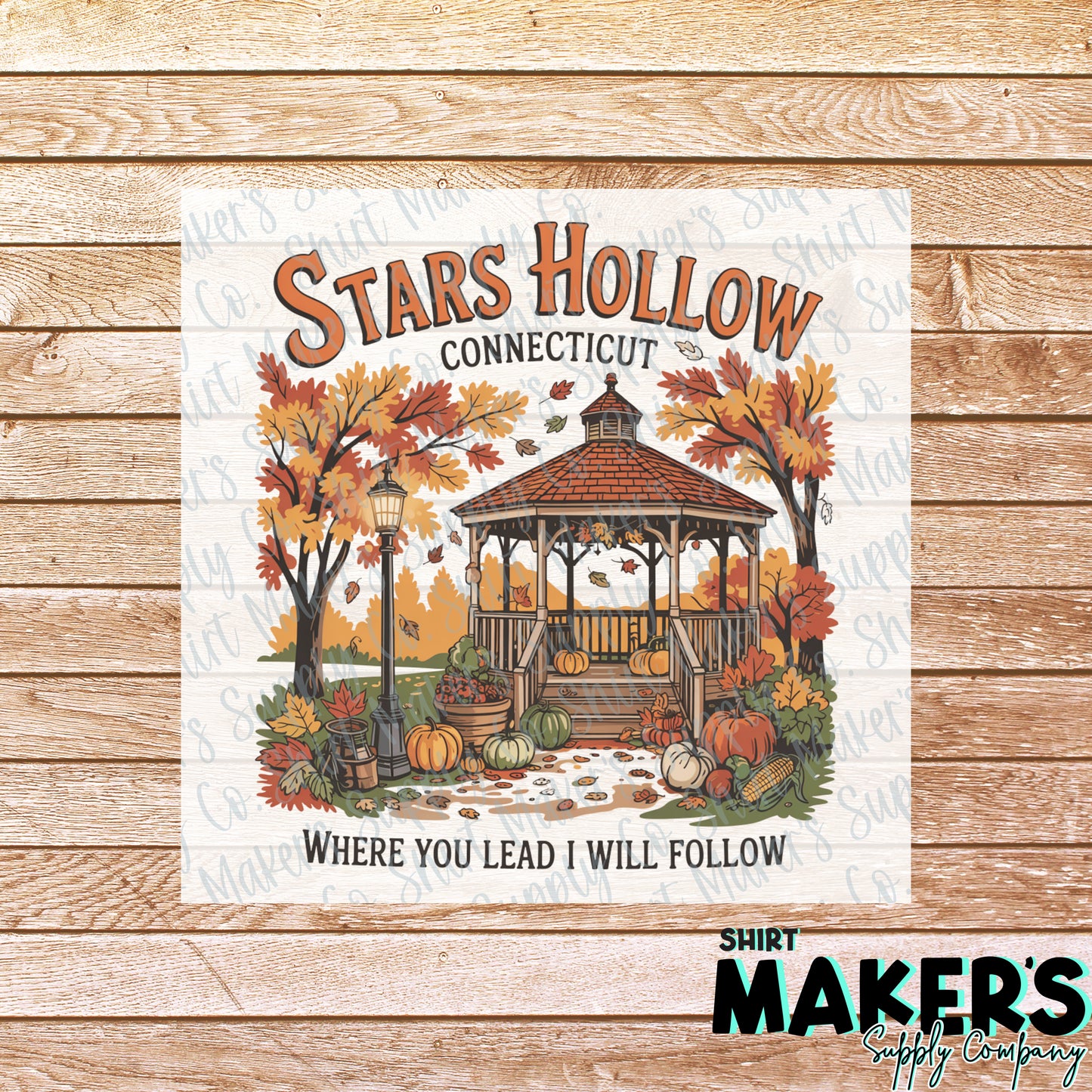 Stars Hollow DTF or Sublimation Transfer