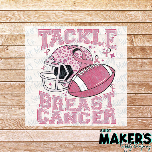 Tackle Breast Cancer DTF or Sublimation Transfer