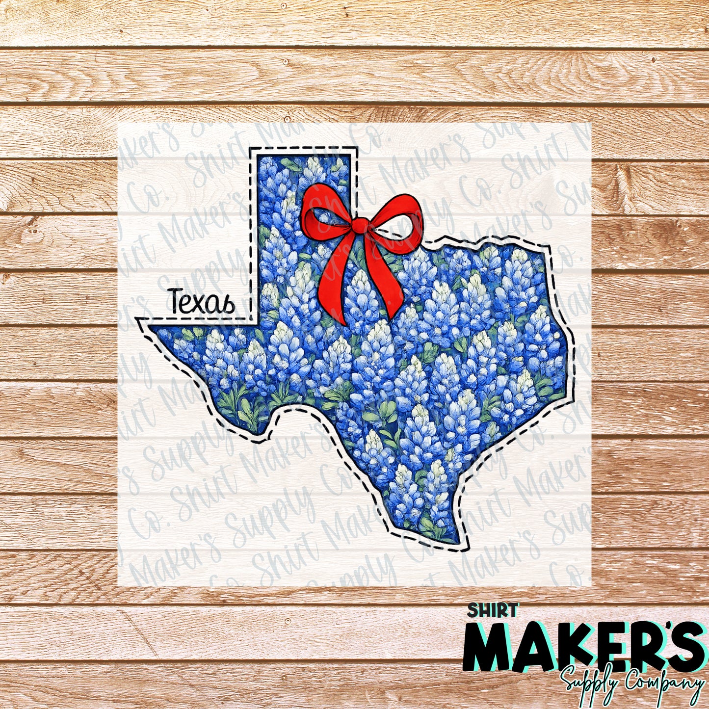 Texas Bluebonnet DTF or UV-DTF Transfer - or- Hat Patch, Acrylic, Magnet, or Keychain
