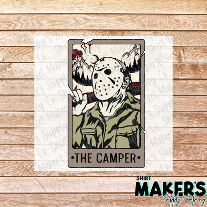The Camper Tarot Card DTF Transfer - or- Hat Patch, Acrylic, Magnet, or Keychain