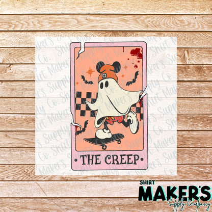 The Creep Tarot Card DTF Transfer - or- Hat Patch, Acrylic, Magnet, or Keychain