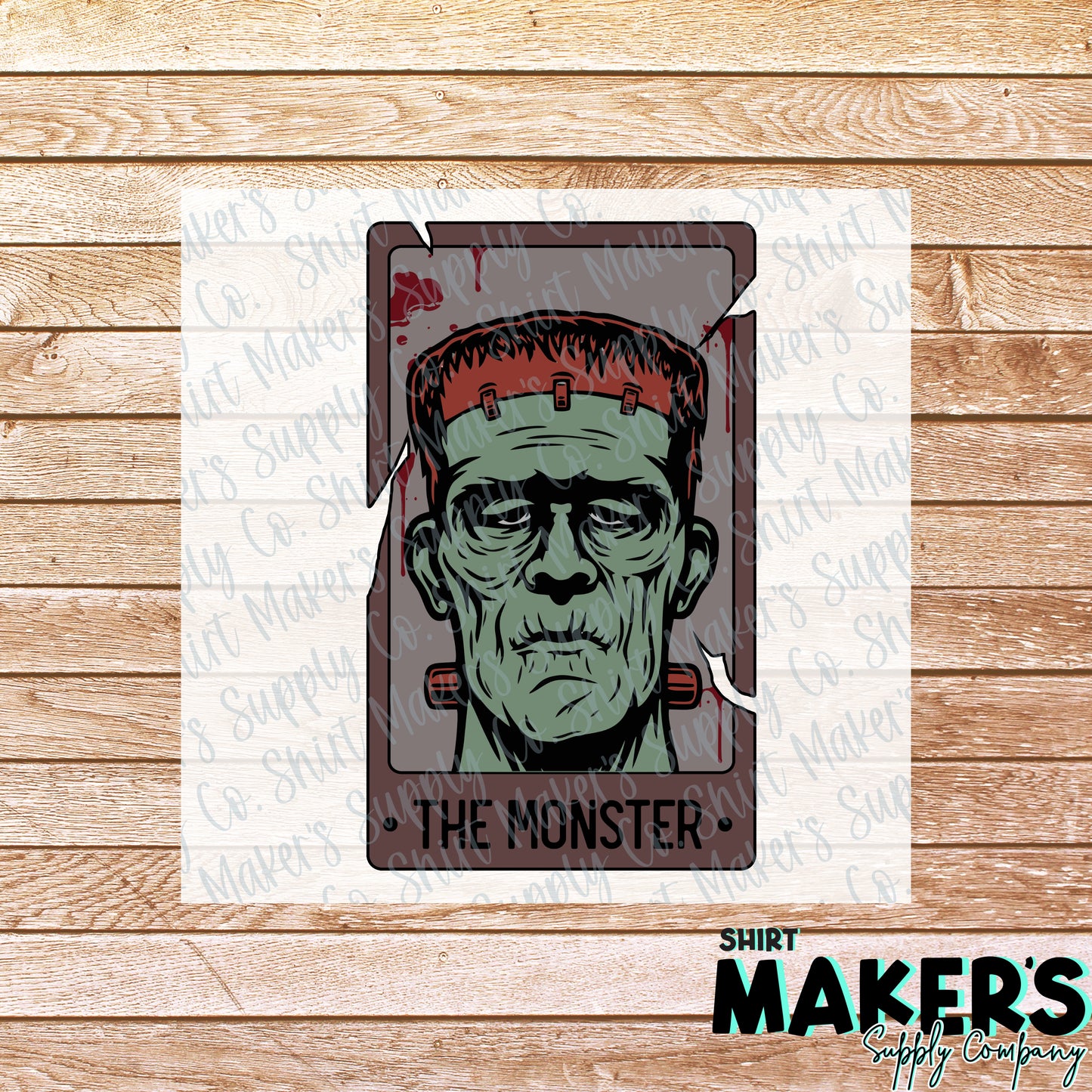 The Monster Tarot Card DTF or Sublimation Transfer