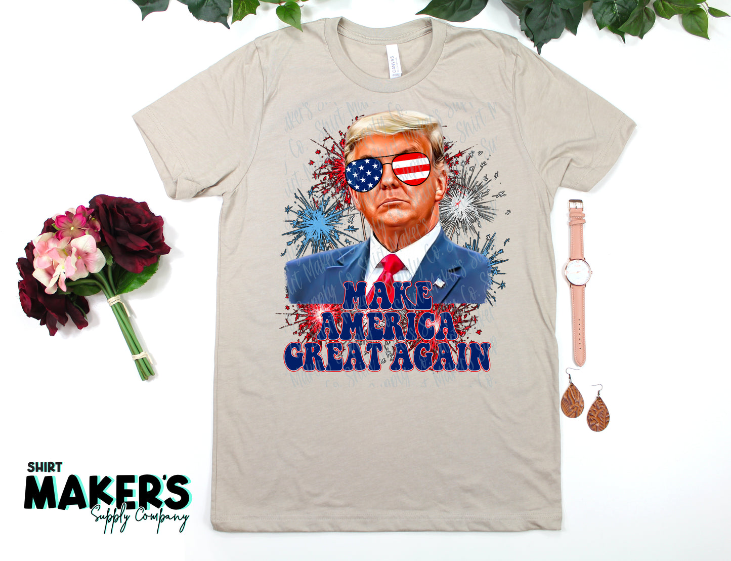 Donald Make America Great Again DTF or Sublimation Transfer