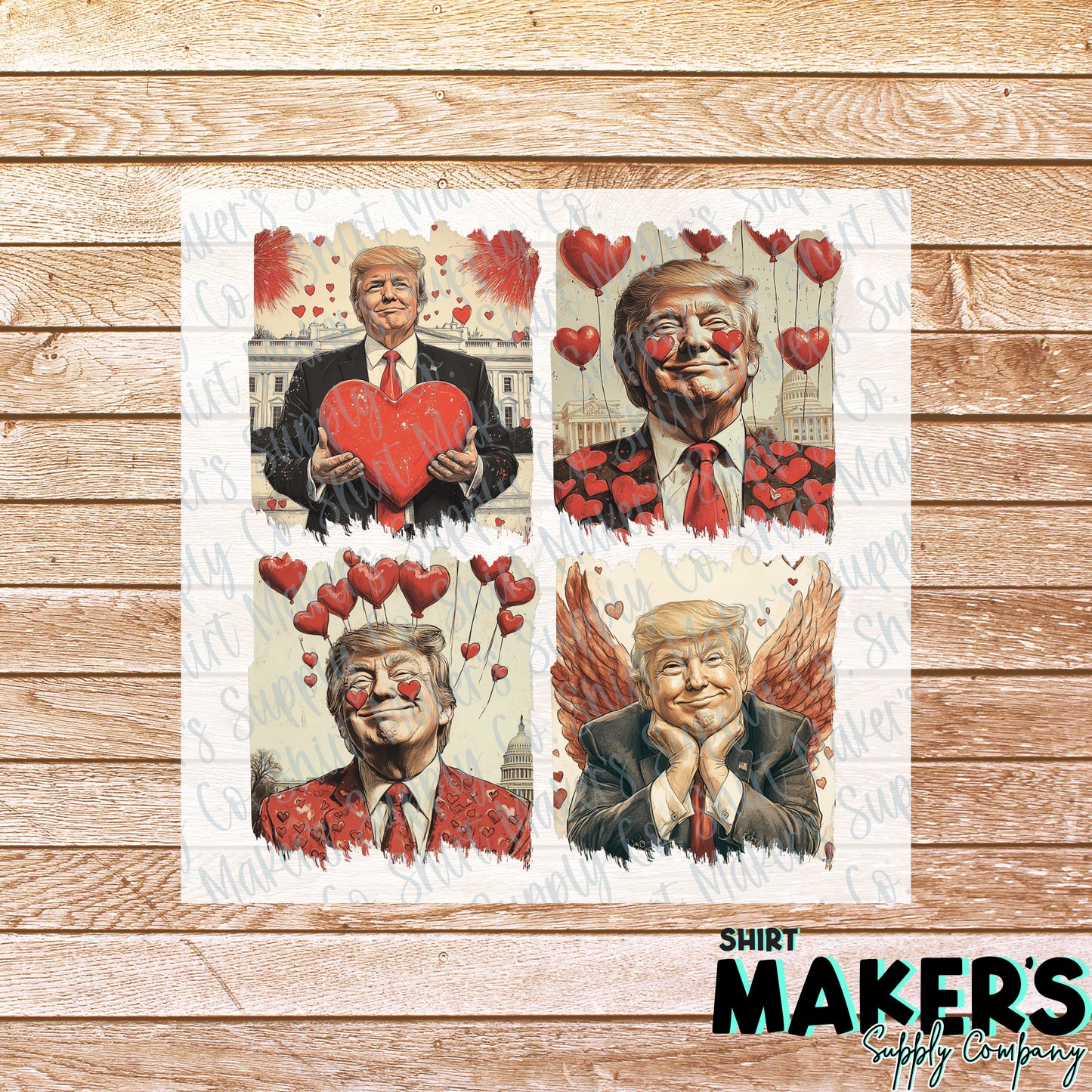 Trump Valentine's Day DTF or Sublimation Transfer