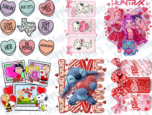 Valentine's Day 2026 HAPPY HOUR EXCLUSIVE DTF Gang Sheet