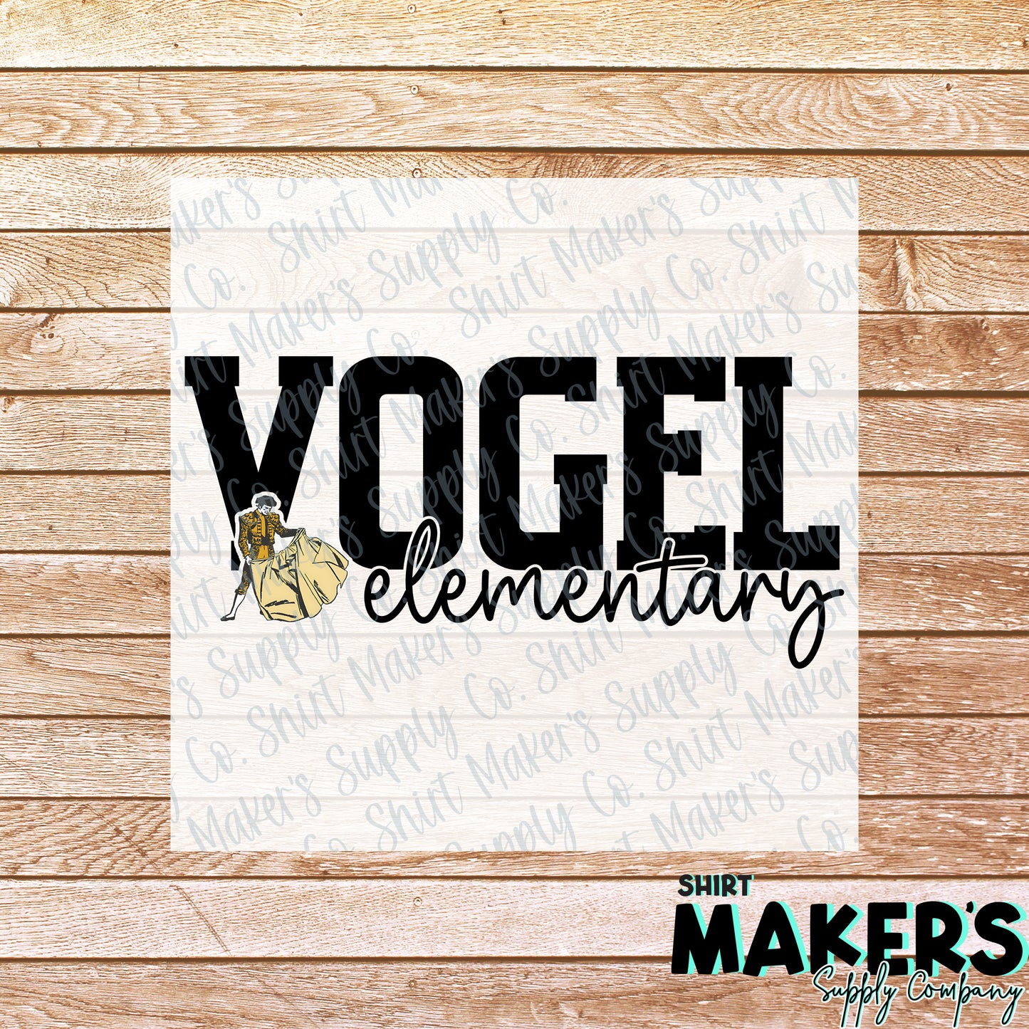 Vogel Elementary DTF Transfer - or- Hat Patch, Acrylic, Magnet, or Keychain
