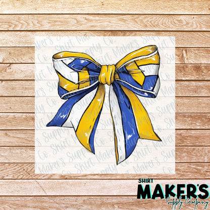 Volleyball Bow DTF Transfer - or- Hat Patch, Acrylic, Magnet, or Keychain