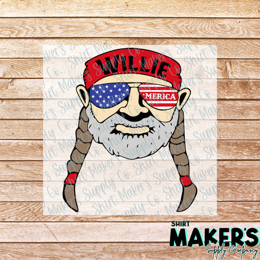 Willie Merica Braids DTF or Sublimation Transfer