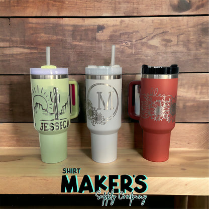 Personalized 40oz. Dupe Matte Tumbler