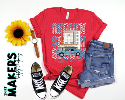 Seguin 4th of July Parade 1967 Mustang Fastback at The Palace T-Shirt