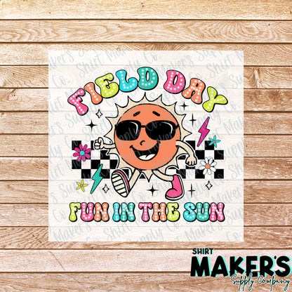Field Day Fun in the Sun DTF Transfer - or- Hat Patch, Acrylic, Magnet, or Keychain
