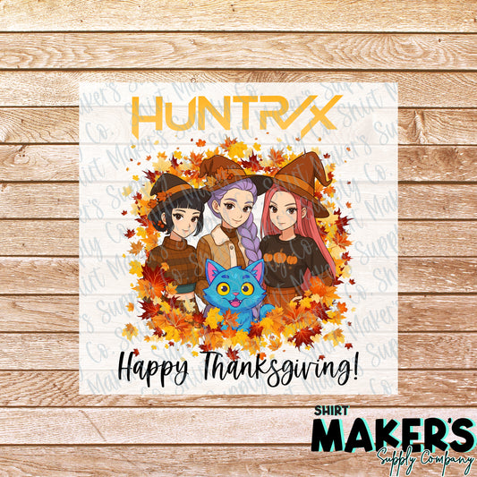 Demon Hunters Thanksgiving DTF or Sublimation Transfer