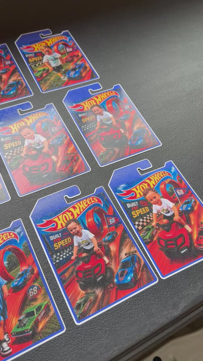 Custom Hot Wheels Card Backs