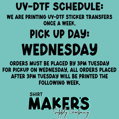 UV-DTF Sticker Build a Gang Sheet