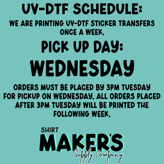 UV-DTF Sticker Build a Gang Sheet