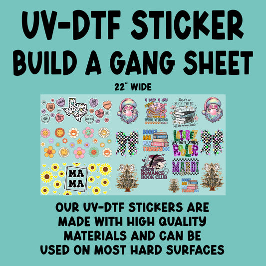 UV-DTF Sticker Build a Gang Sheet